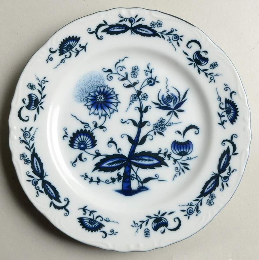 Blue Onion Bread & Butter Plate by House of Prill-1