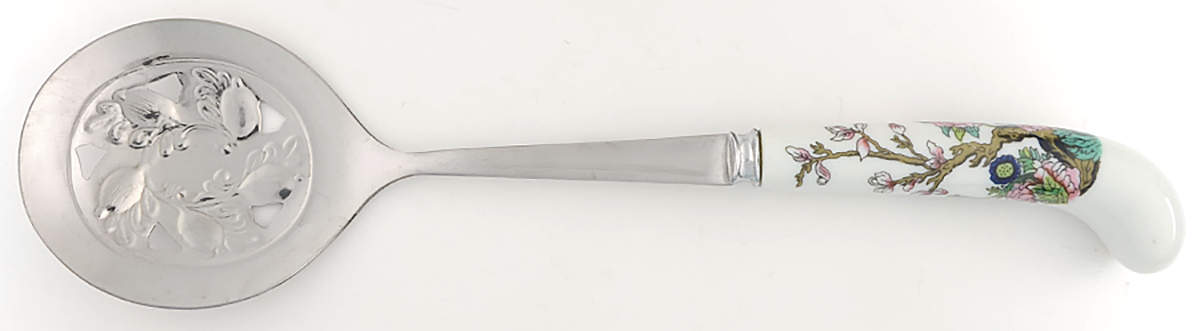 Indian Tree Cranberry Server W/Stainless Bowl by House of Prill-1
