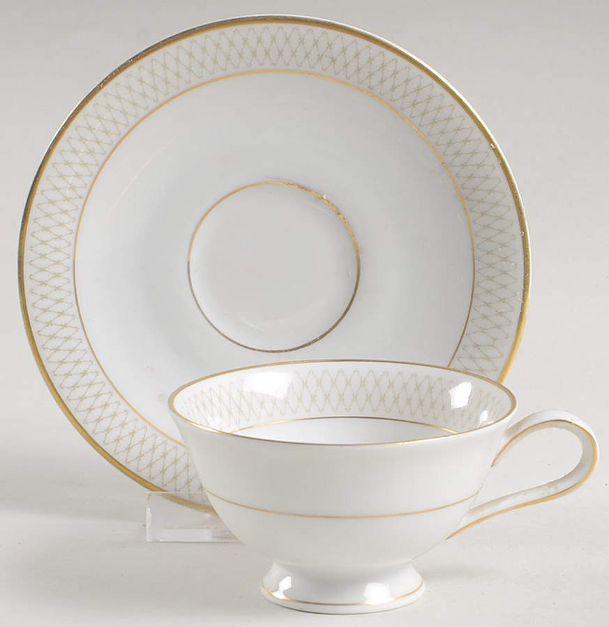 Eldorado Footed Demitasse Cup & Saucer Set by Heirloom-1