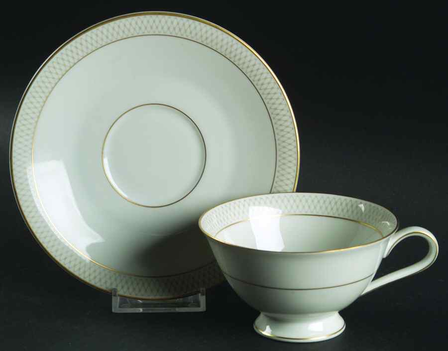 Eldorado Footed Cup & Saucer Set by Heirloom-1