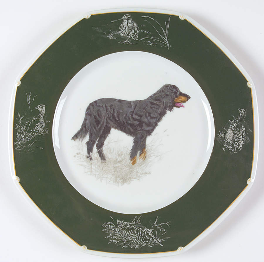 Chasse Hunter Green Dinner Plate by Hermes-1