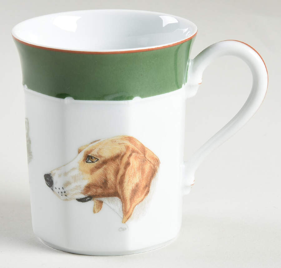 Chasse Hunter Green Flat Cup by Hermes-1
