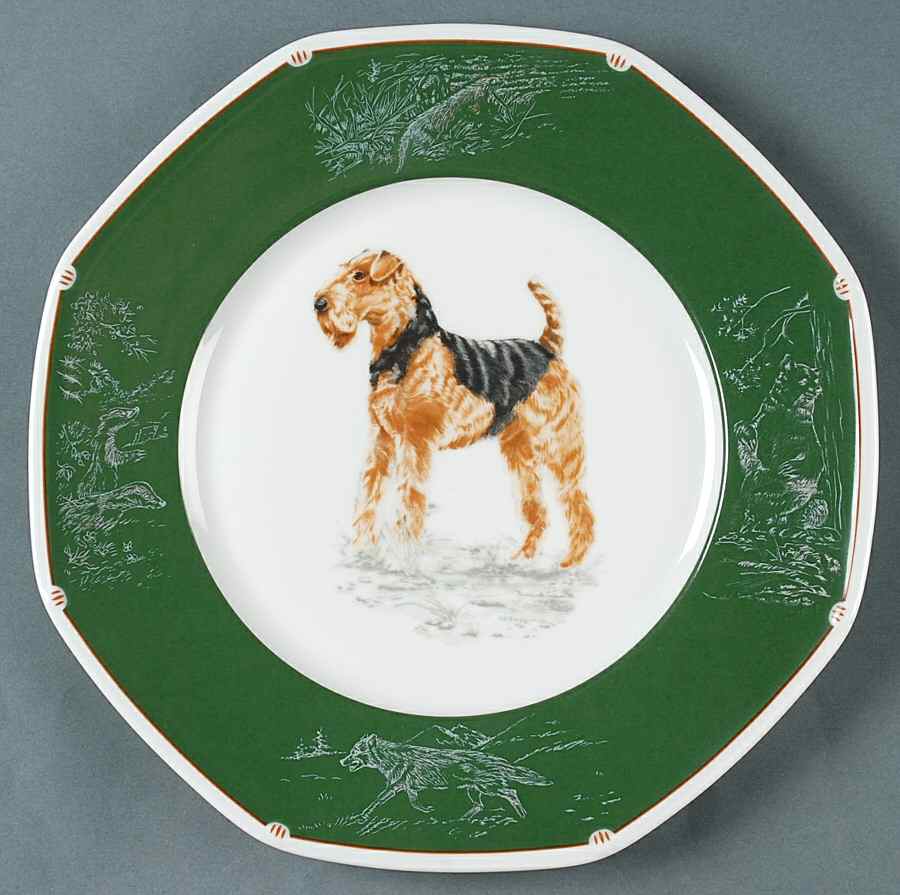 Chasse Hunter Green Dinner Plate by Hermes-1