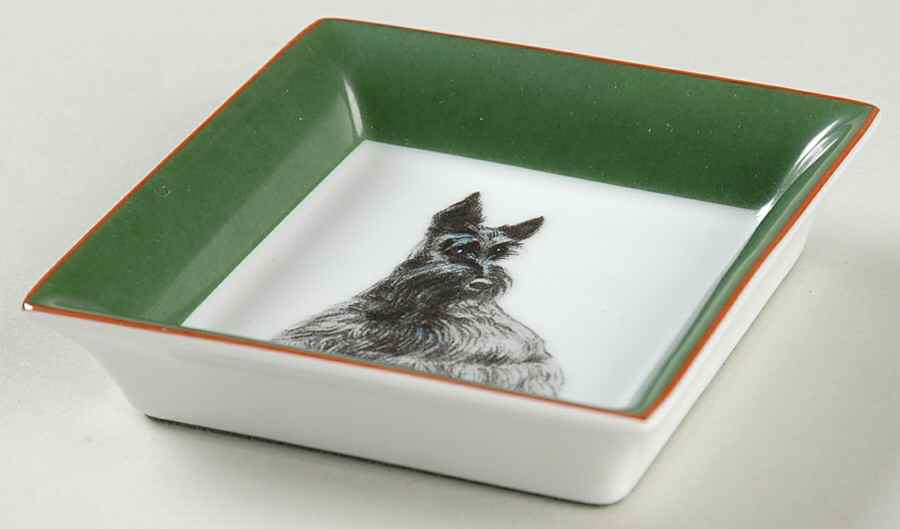 Chasse Hunter Green 3" Ashtray by Hermes-1