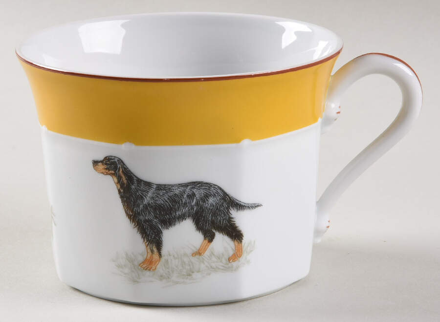 Chasse Yellow Breakfast Cup by Hermes-1