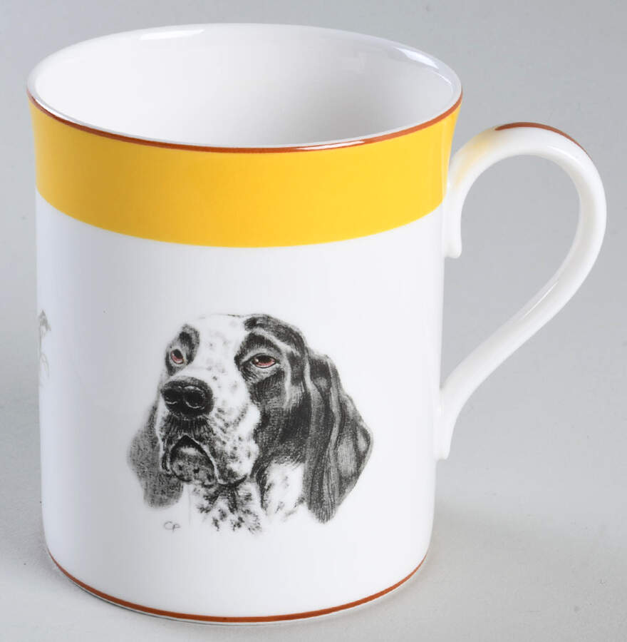 Chasse Yellow Mug by Hermes-1