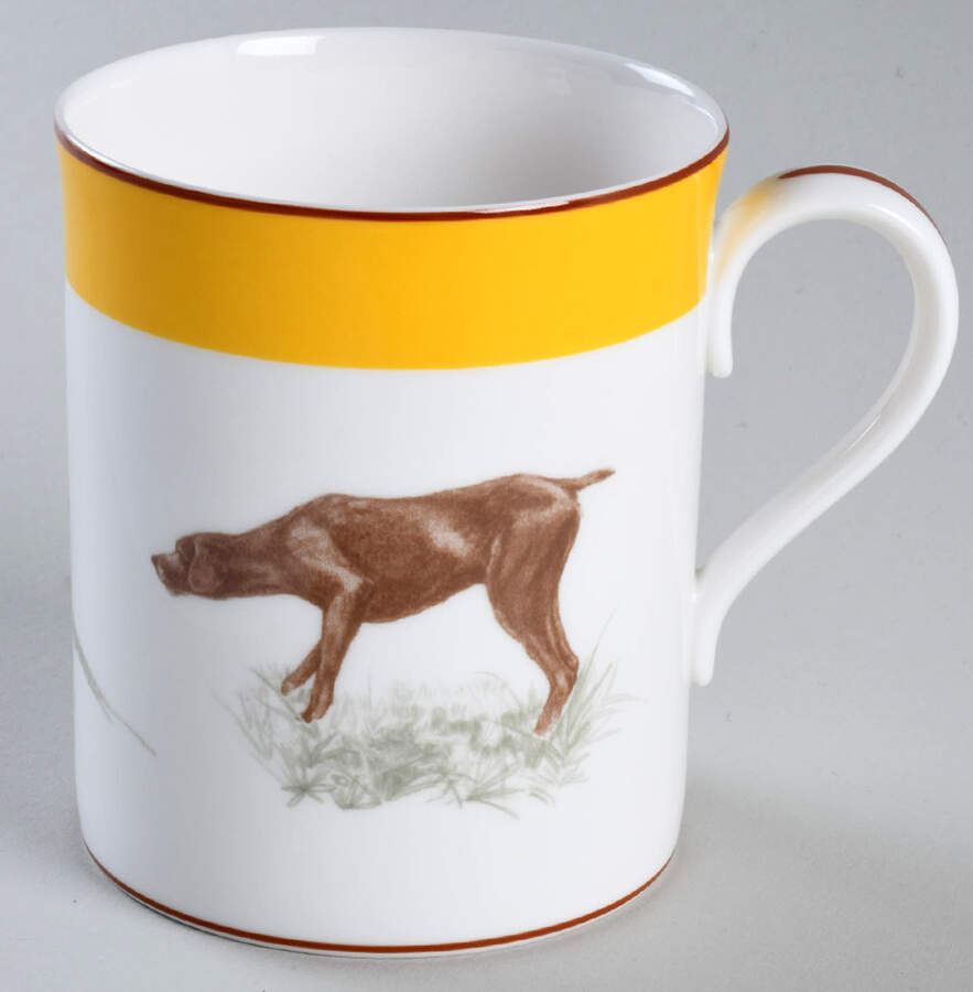 Chasse Yellow Mug by Hermes-1