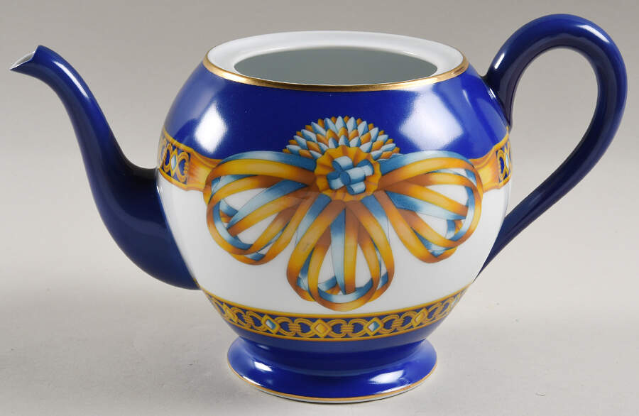 Cocarde de Soie Tea/Coffee Pot No Lid by Hermes-1