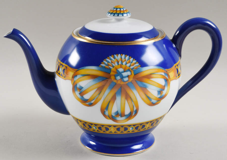 Cocarde de Soie Tea/Coffee Pot & Lid by Hermes-1