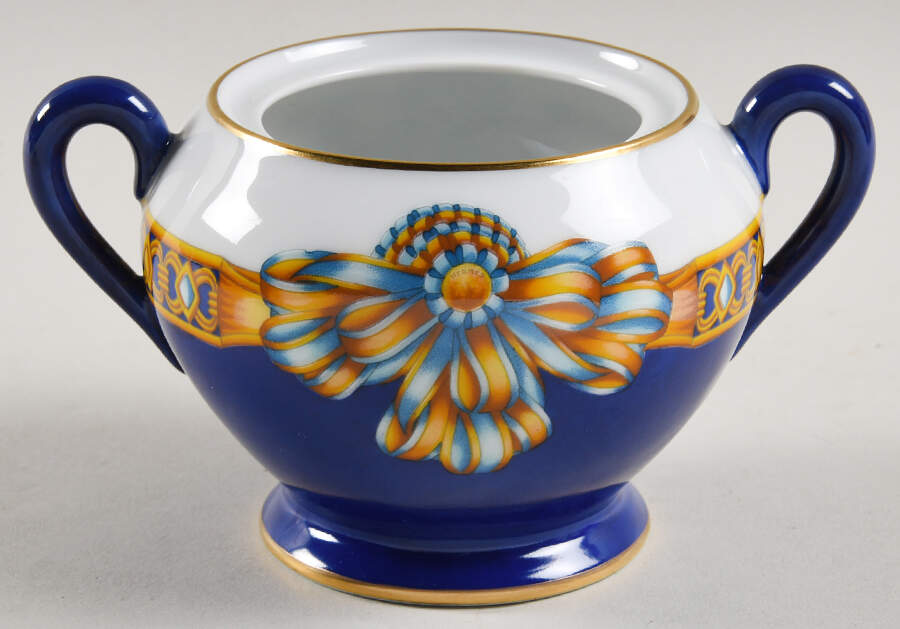 Cocarde de Soie Sugar Bowl No Lid by Hermes-1