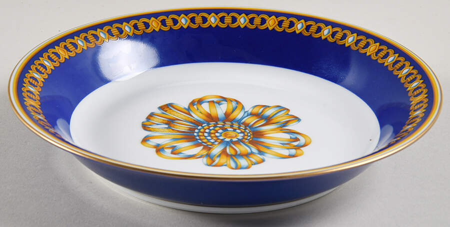 Cocarde de Soie Coupe Soup Bowl by Hermes-1