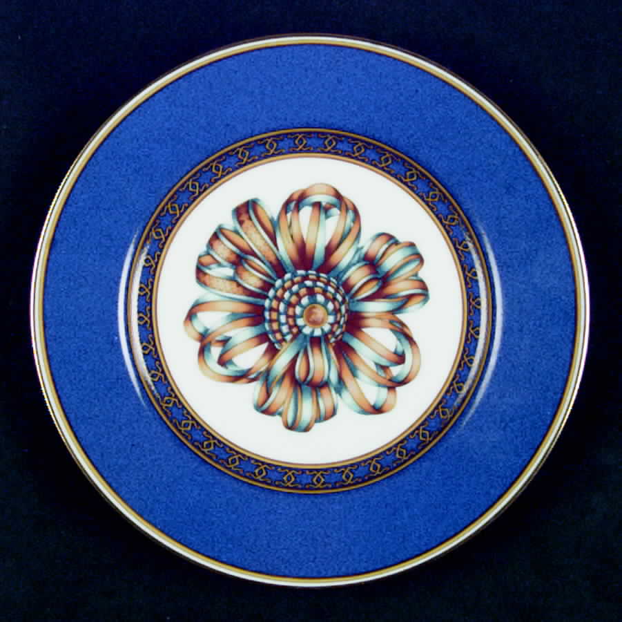 Cocarde de Soie Salad Plate by Hermes-1