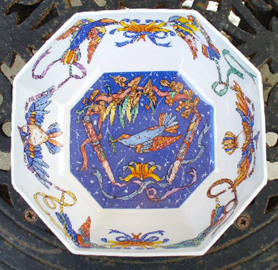 Pierres D'Orient 9" Salad Serving Bowl by Hermes-1