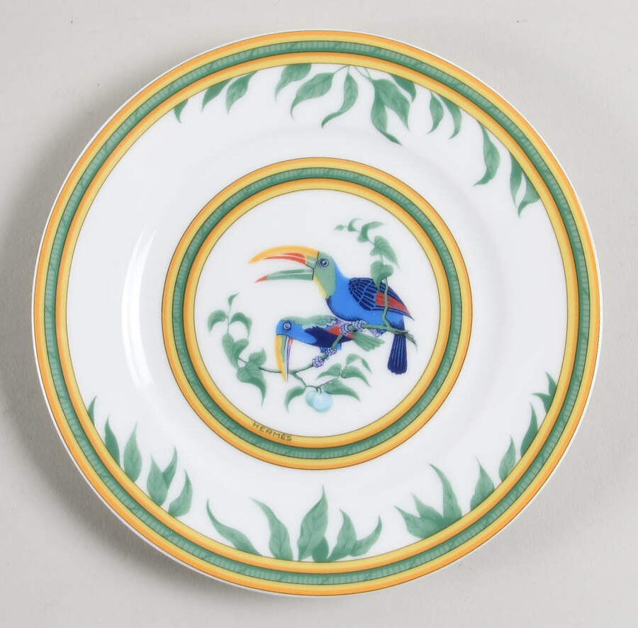 Toucans (Birds) Bread & Butter Plate by Hermes-1