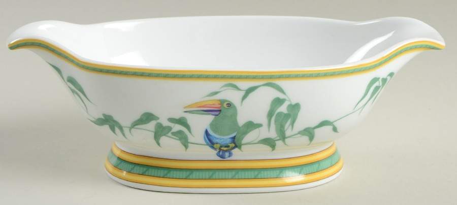 Toucans (Birds) Open Sauce Boat by Hermes-1