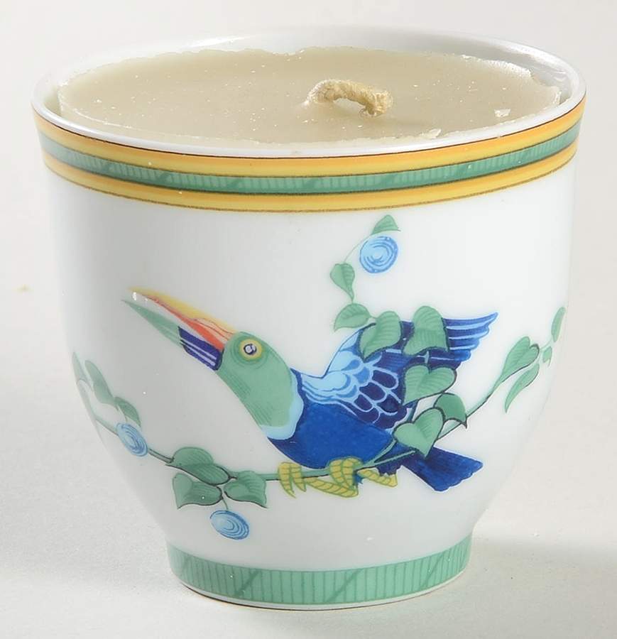 Toucans (Birds) Votive Package with Cup and Candle by Hermes-1