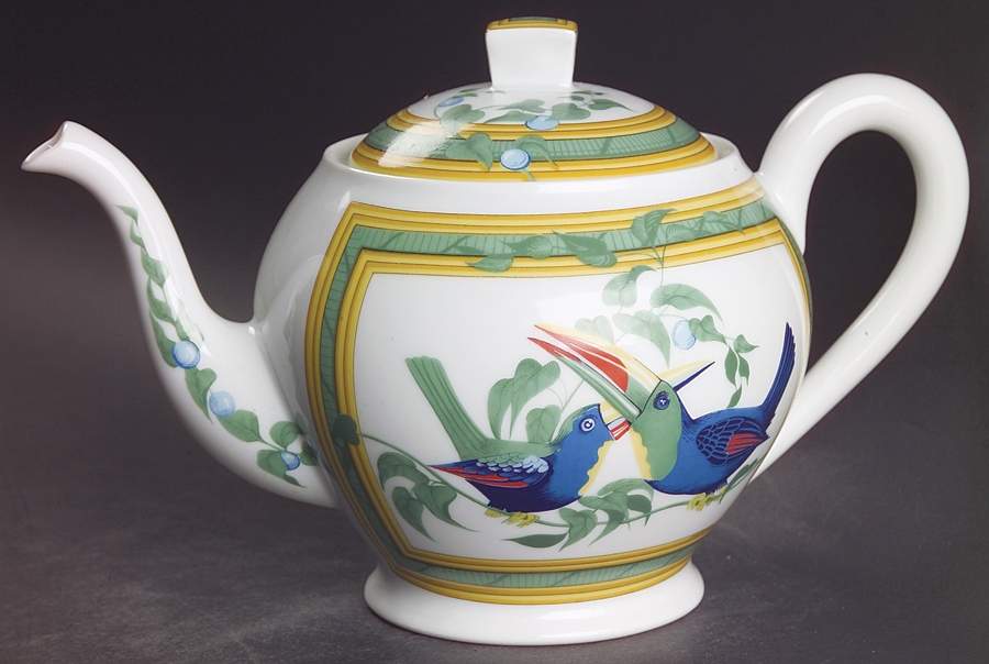 Toucans (Birds) Small Tea/Coffee Pot & Lid by Hermes-1