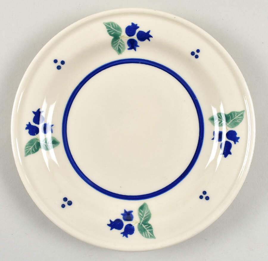 Blueberry (Blue Band) Salad Plate by Hartstone-1
