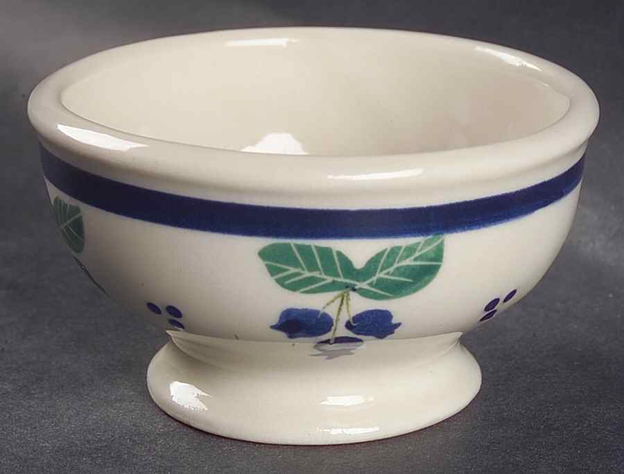 Blueberry (Blue Band) Dip Bowl for Chip & Dip Set by Hartstone-1