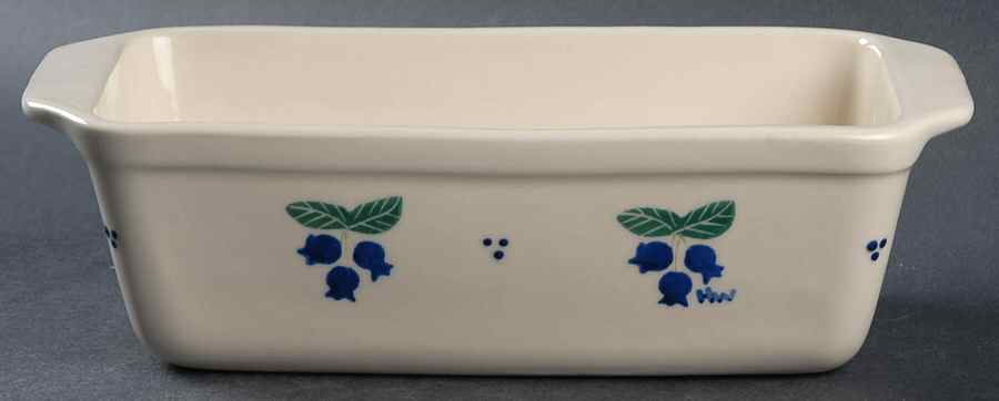 Blueberry (Blue Band) Loaf Pan by Hartstone-1