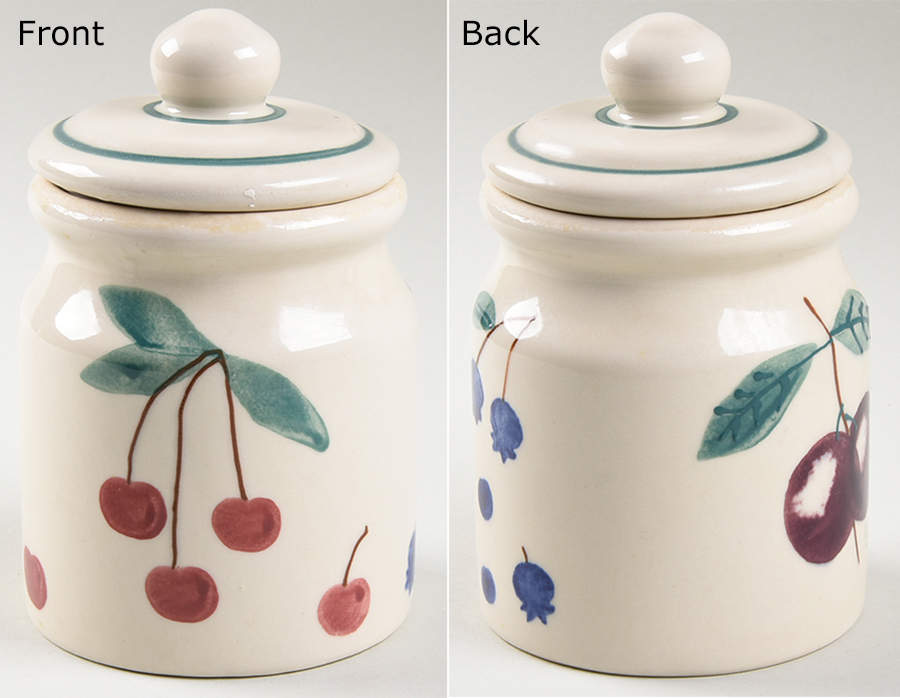 Fruit Salad Small Canister & Lid by Hartstone-1