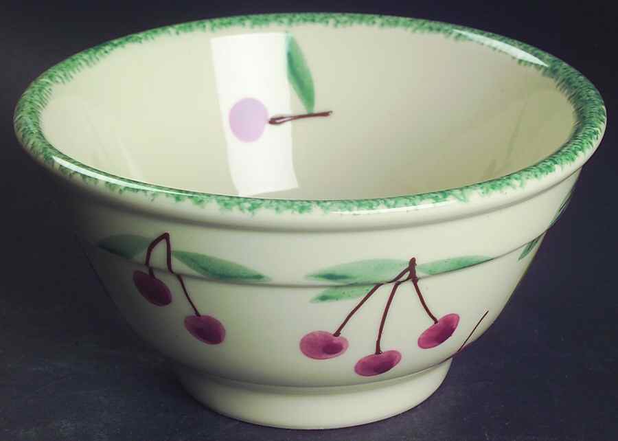 Fruit Salad 7" Ribbed Mixing Bowl by Hartstone-1