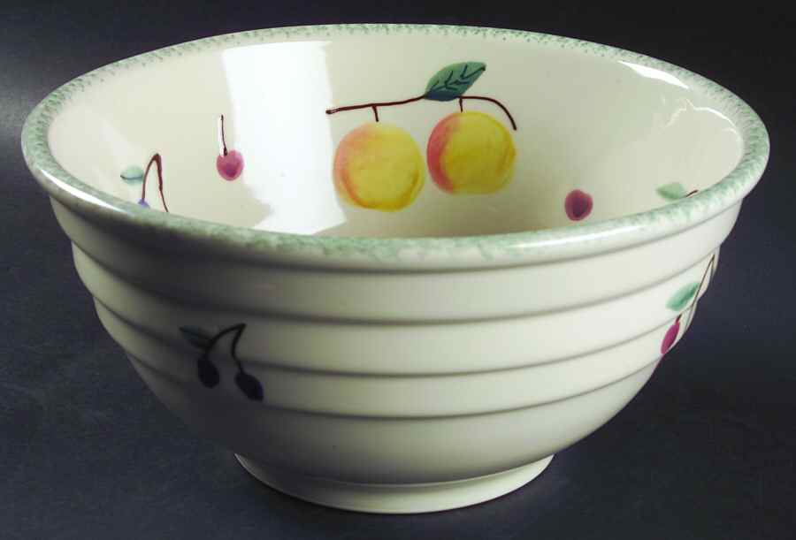 Fruit Salad 11" Ribbed Mixing Bowl by Hartstone-1