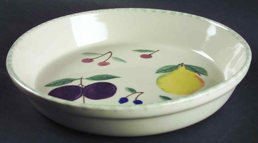 Fruit Salad 10" Pie Baking Plate by Hartstone-1