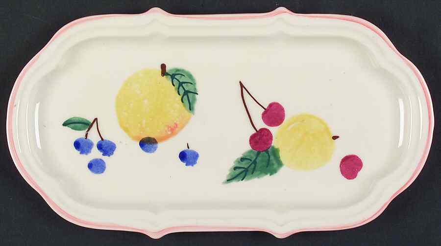 Fruit Salad Large Sandwich Tray by Hartstone-1
