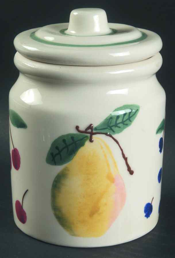 Fruit Salad Medium Canister & Lid by Hartstone-1