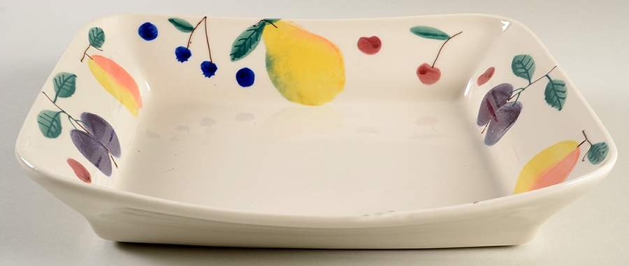 Fruit Salad 12" Rectangular Vegetable Bowl by Hartstone-1