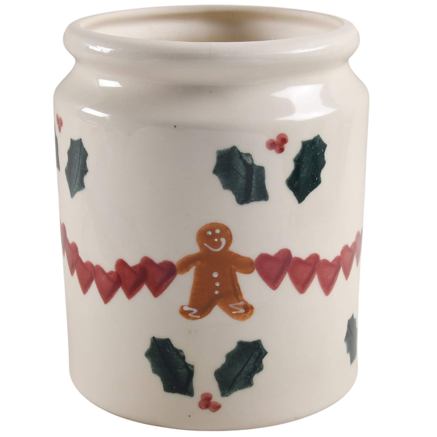 Gingerbread Cookie Jar No Lid by Hartstone-1