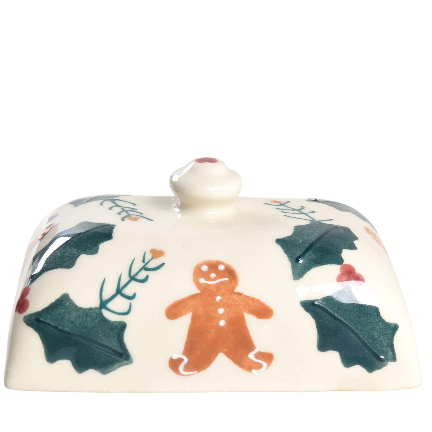 Gingerbread Lid for Rectangular Butter by Hartstone-1