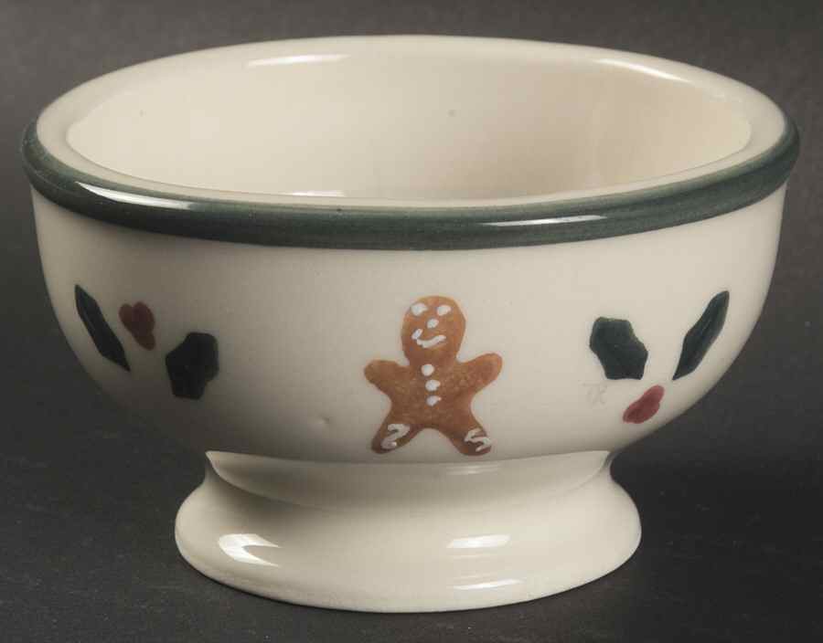 Gingerbread Dip Bowl for Chip & Dip Set by Hartstone-1