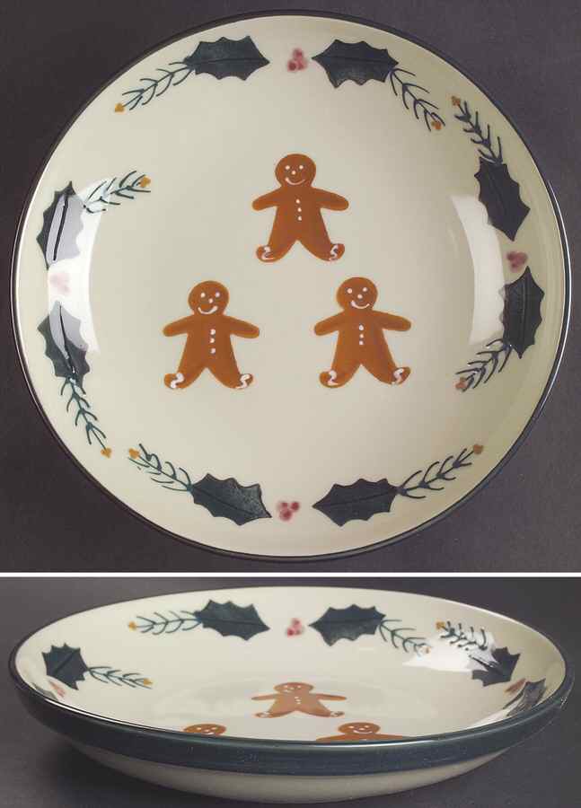 Gingerbread 9" Individual Pasta Bowl by Hartstone-1