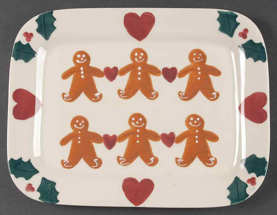 Gingerbread 12" Rectangular Serving Platter by Hartstone-1