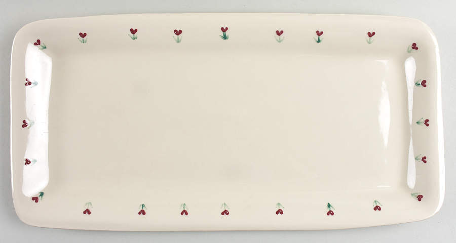 Provincial Posy 19" Rectangular Serving Platter by Hartstone-1