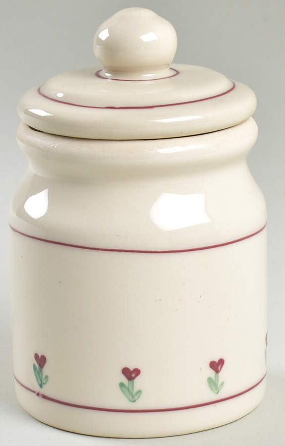 Provincial Posy Small Canister & Lid by Hartstone-1