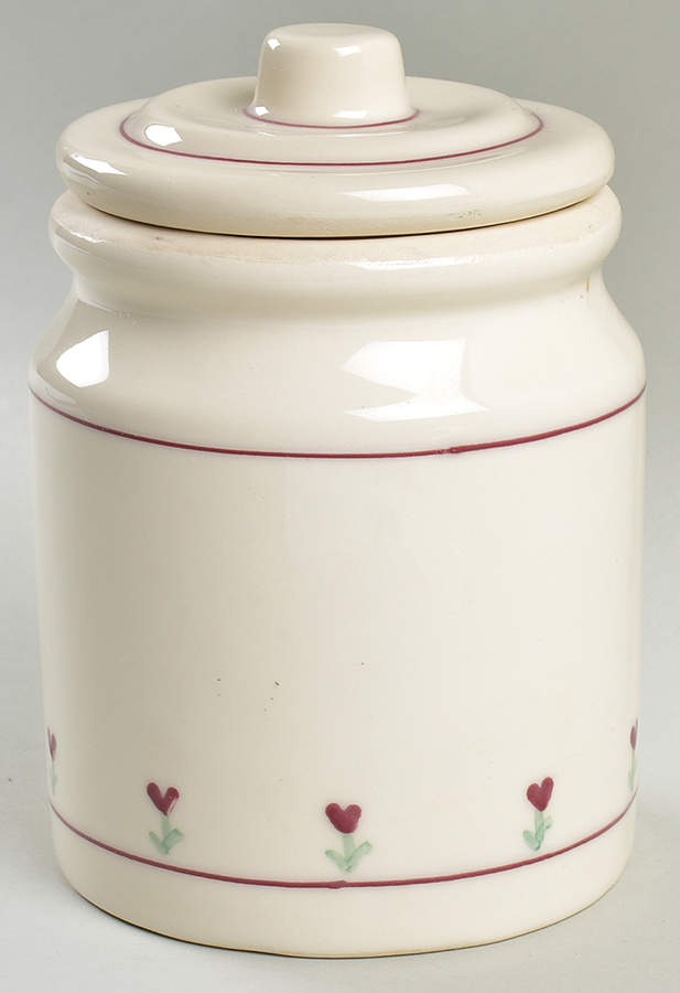 Provincial Posy Medium Canister & Lid by Hartstone-1