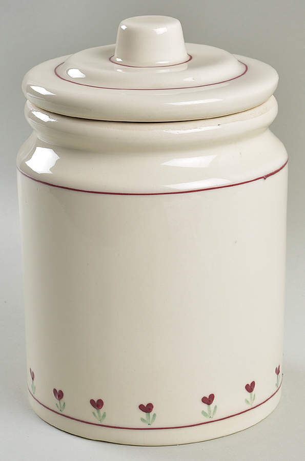 Provincial Posy Large Canister & Lid by Hartstone-1