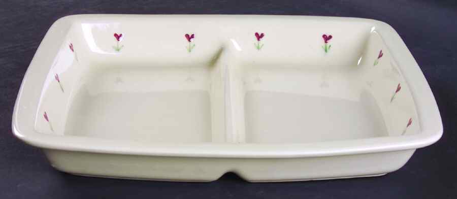 Provincial Posy Divided Hors d'Oevre Dish by Hartstone-1