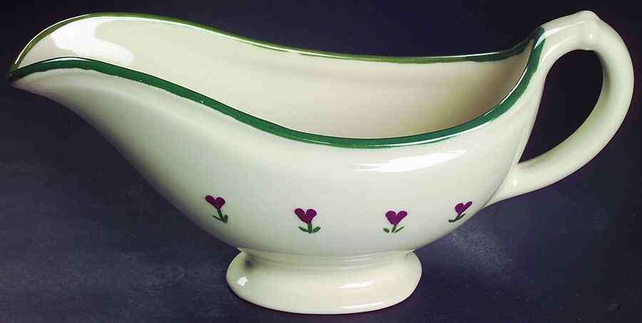 Provincial Posy Gravy Boat by Hartstone-1