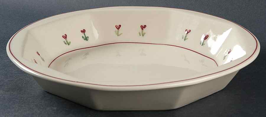 Provincial Posy Pie Serving Plate by Hartstone-1
