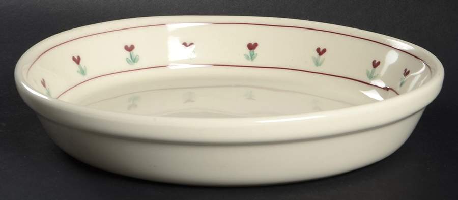 Provincial Posy 10" Pie Baking Plate by Hartstone-1
