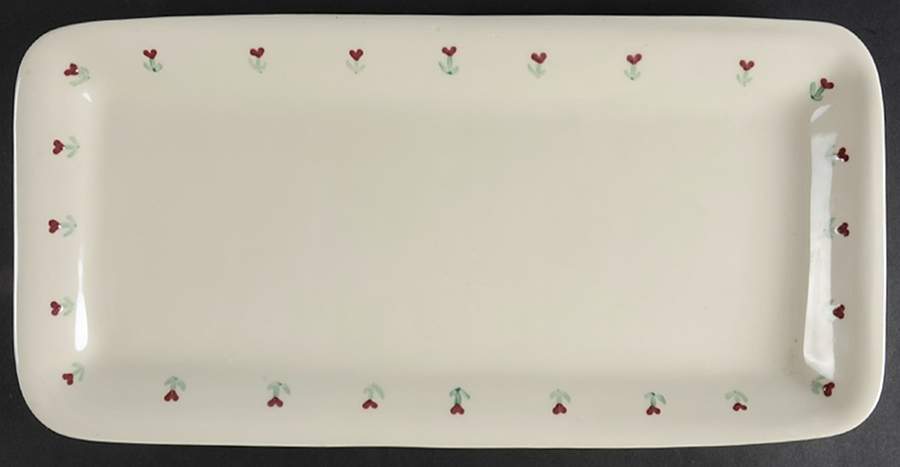 Provincial Posy 19" Rectangular Serving Platter by Hartstone-1