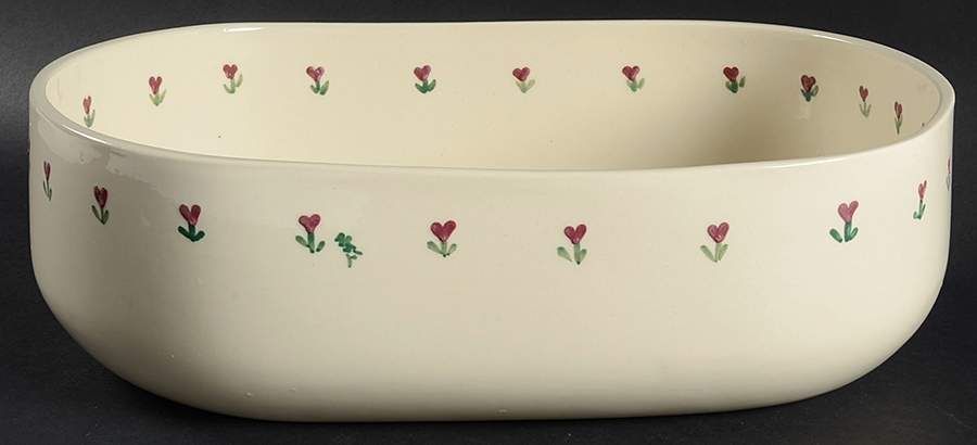 Provincial Posy 13" Oblong Serving Bowl by Hartstone-1