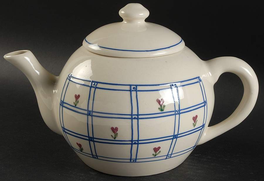 Windowpane Teapot & Lid by Hartstone-1