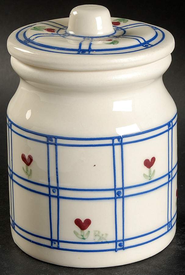 Windowpane Sugar Bowl & Lid by Hartstone-1