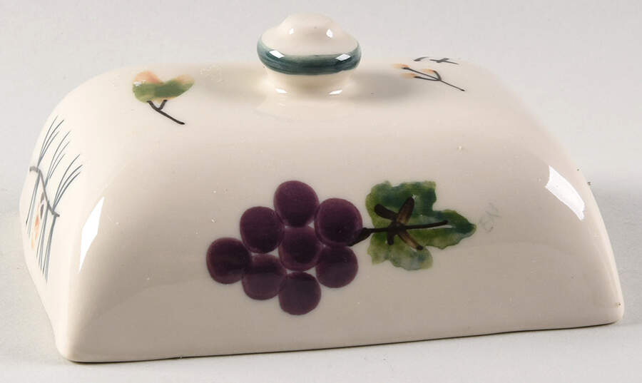 Woodland Lid for Rectangular Butter by Hartstone-1