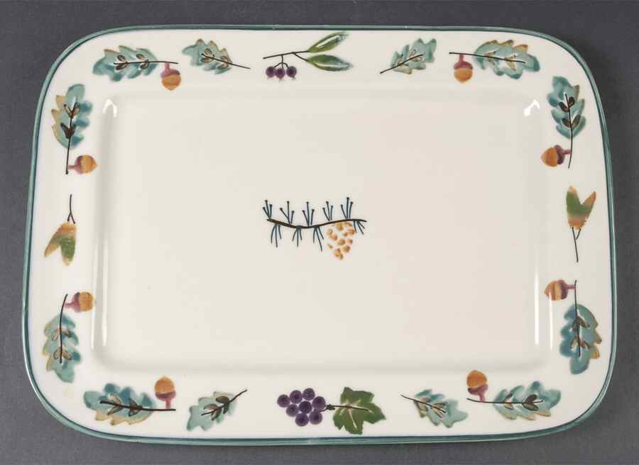 Woodland 16" Rectangular Serving Platter by Hartstone-1
